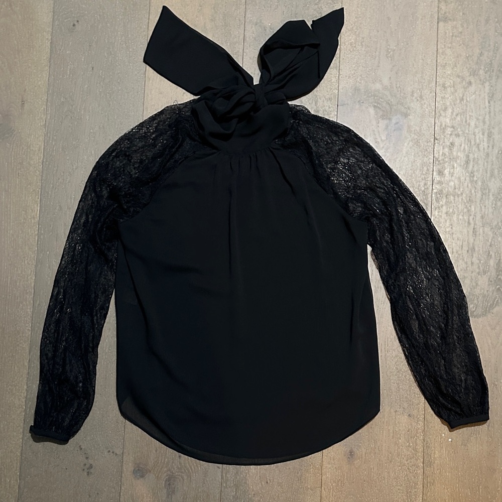 Rachel Roy Black Lace Women's Blouse
